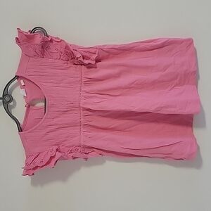 GAP Kids Pleated Ruffle Knit Top L